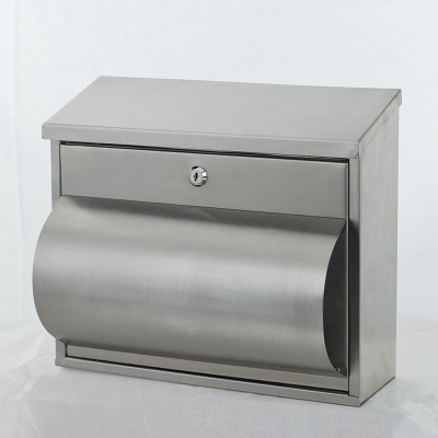 Foshan JHC-2038S Key Lock Mailbox Stainless Steel Wall Mounted Mailbox