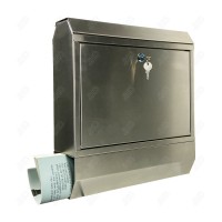 Wall mount Stainless steel outdoor locking Mailbox