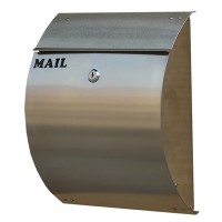 JHC-2088S Stainless steel wall mounted mailbox lockable safety mailbox