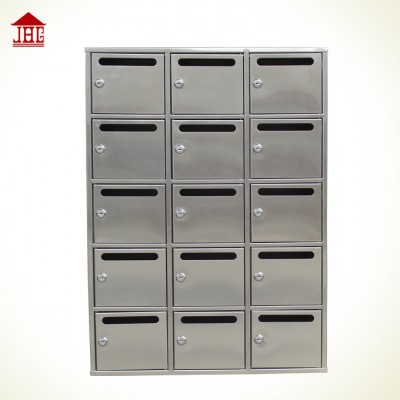 residential modern stainless steel indoor cluster mailbox