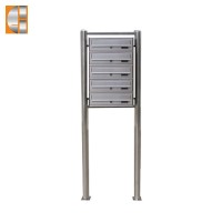 House free standing steel rustproof mailbox